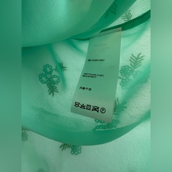 ANTHROPOLOGIE Sabine Puff Sleeve Beaded Blouse EUC Size 4 - Picture 6 of 10